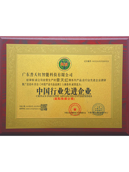 中国行业先进企业